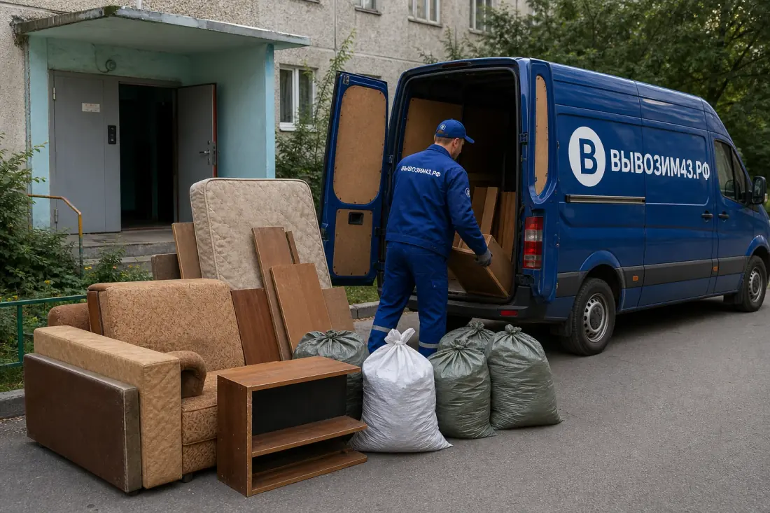 Вывоз старой мебели и крупногабаритного мусора в Кирове
